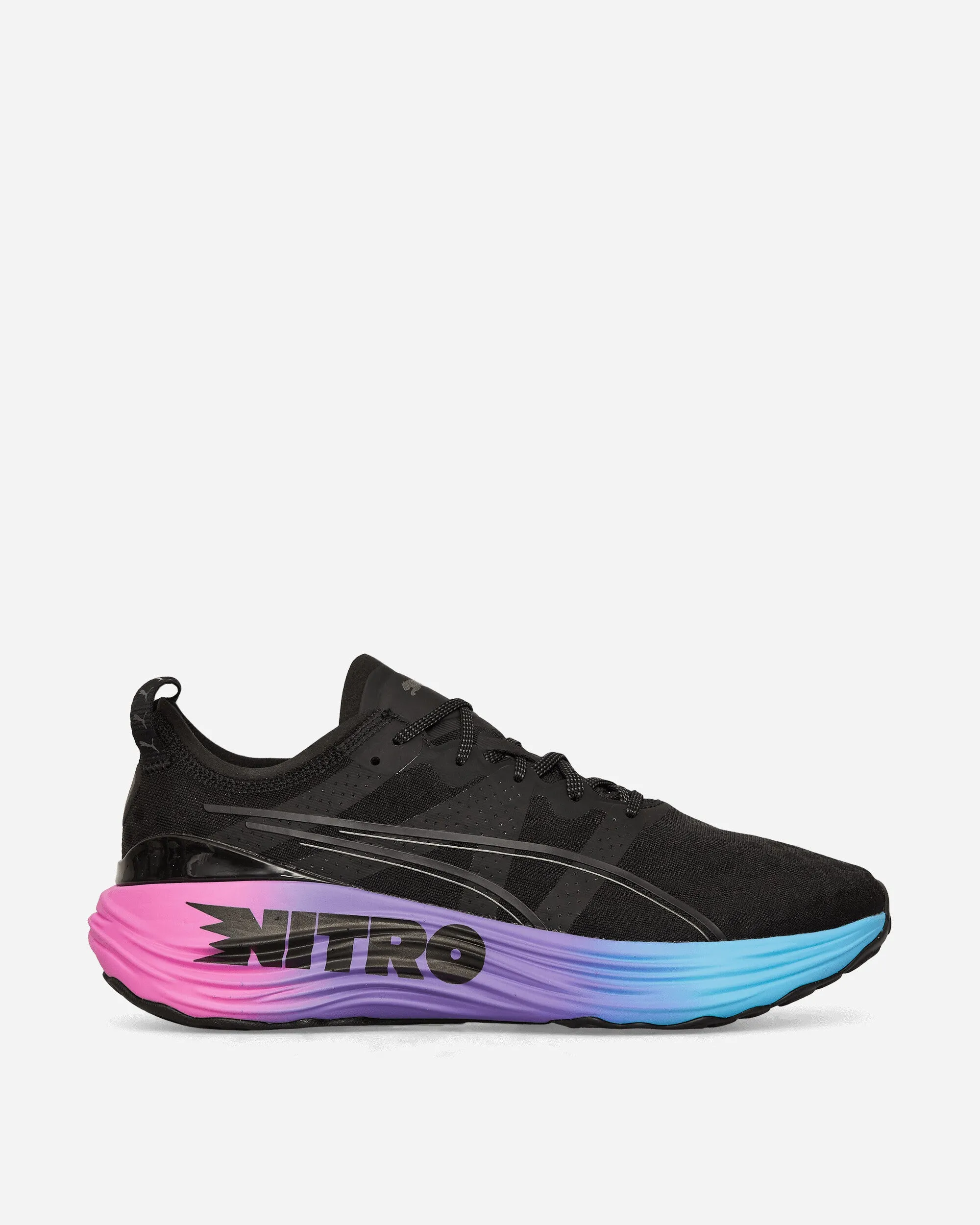 ForeverRUN NITRO Sunset Sneakers Black / Luminous Blue