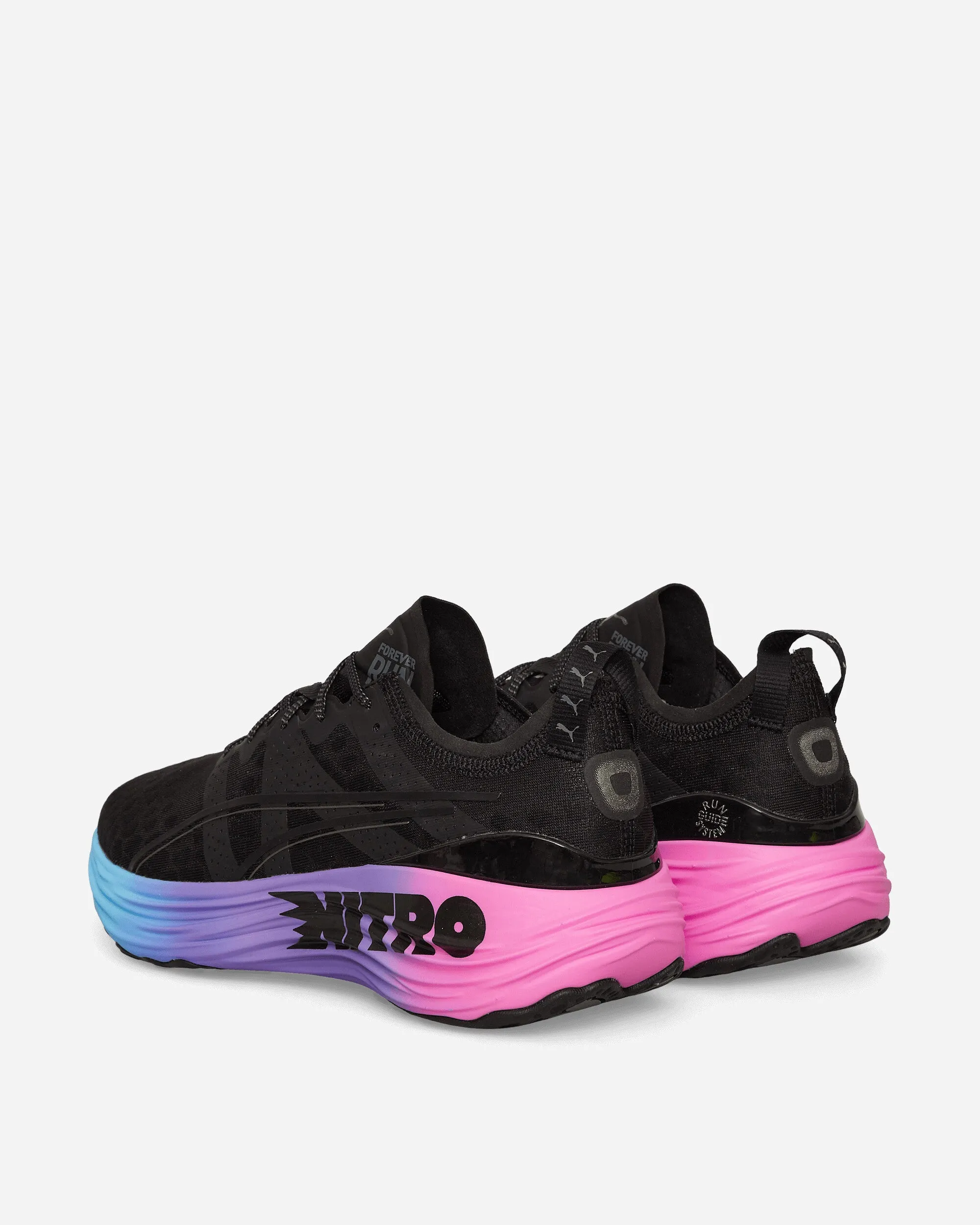 ForeverRUN NITRO Sunset Sneakers Black / Luminous Blue