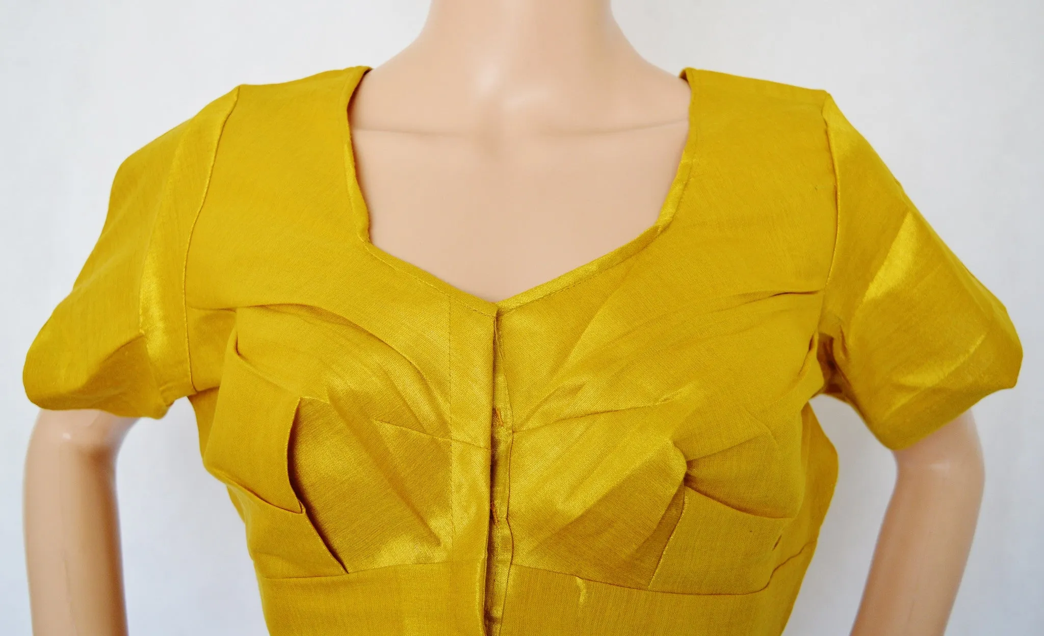 Gold Brocade Blouse Size 40