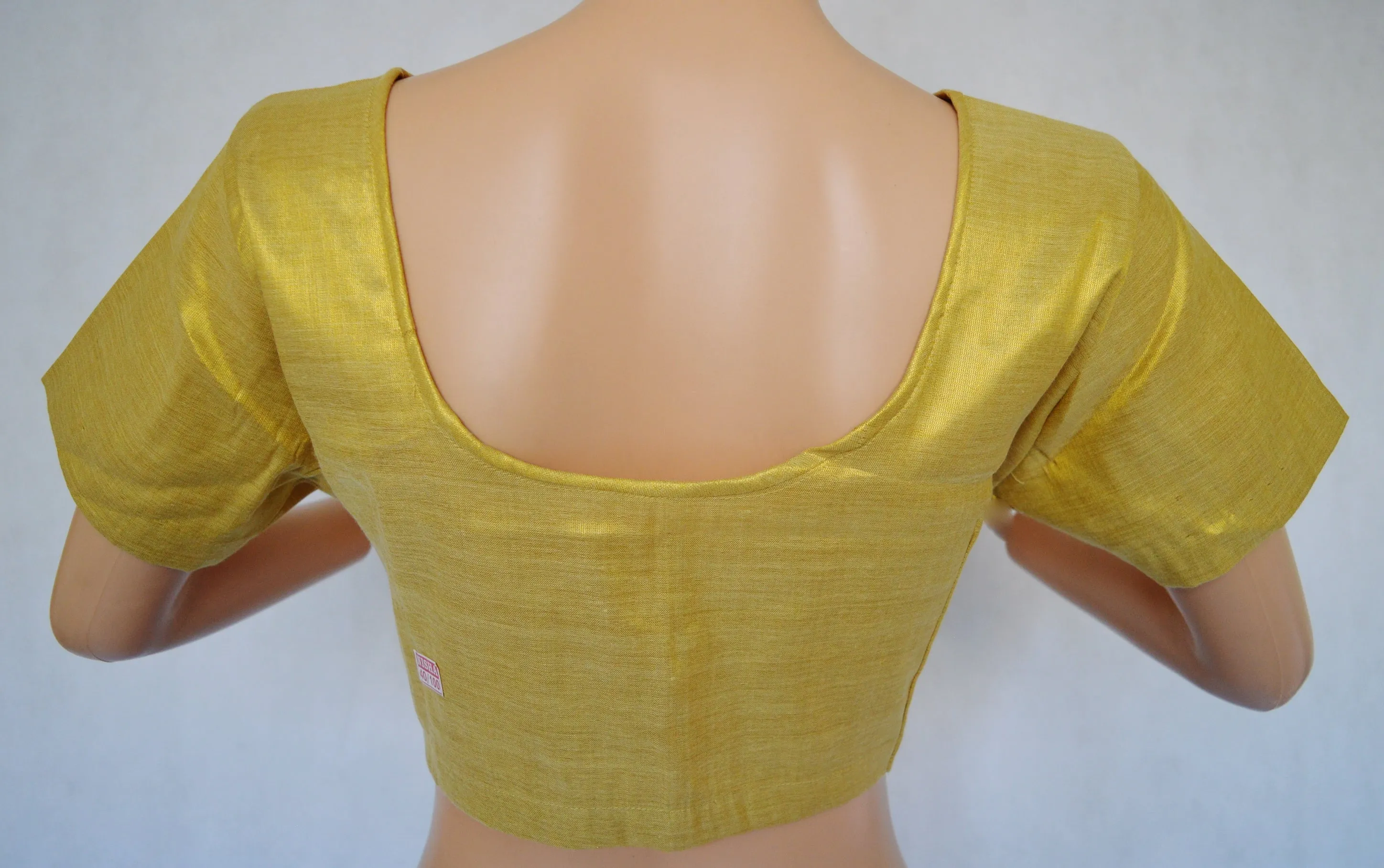 Gold Brocade Blouse Size 44