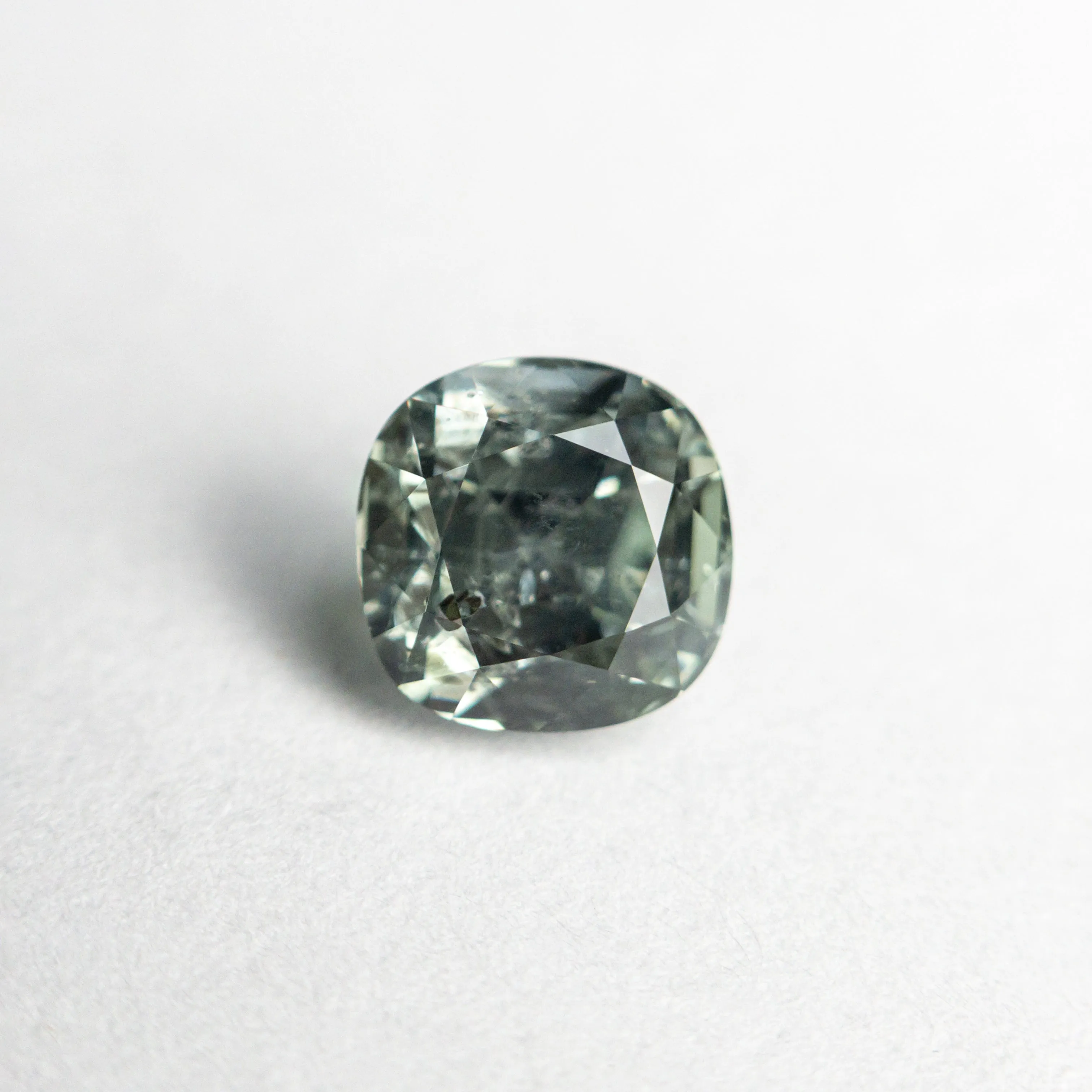 Green Brilliant Sapphire - 1.42ct Cushion