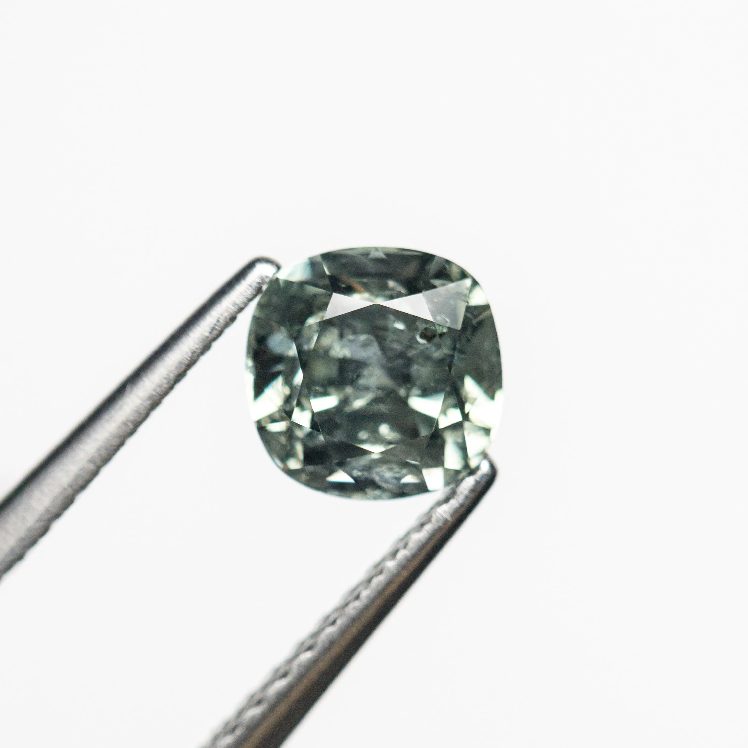 Green Brilliant Sapphire - 1.42ct Cushion