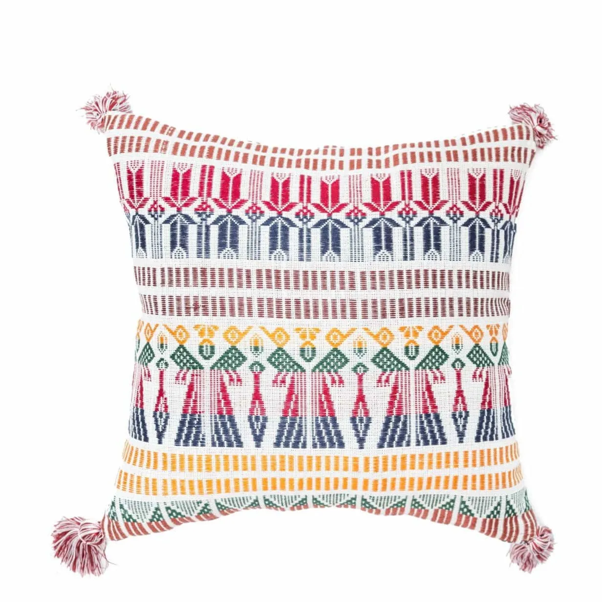 Guatemalan Brocade Throw Pillow