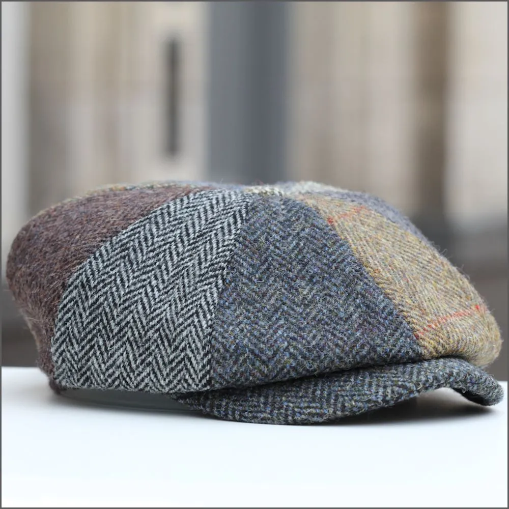 Harris Tweed Lewis Multi 8 Piece Cap+