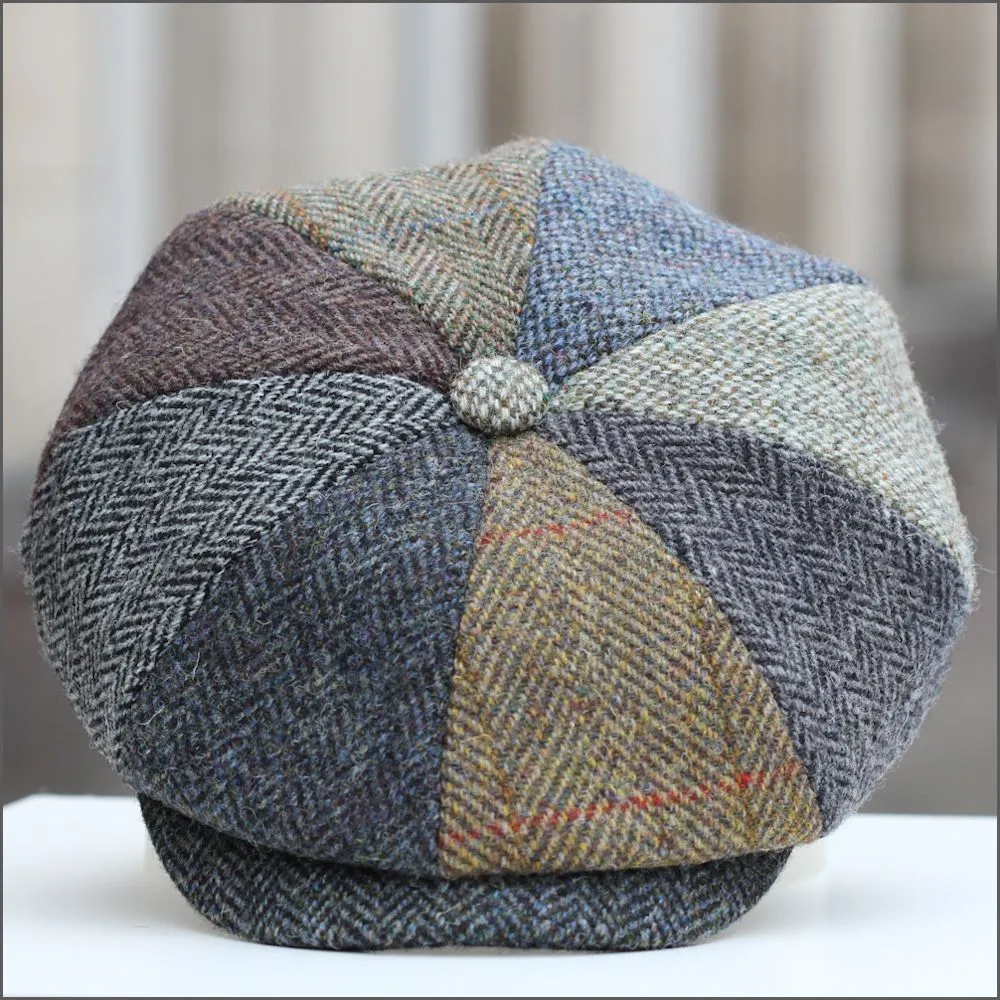 Harris Tweed Lewis Multi 8 Piece Cap+