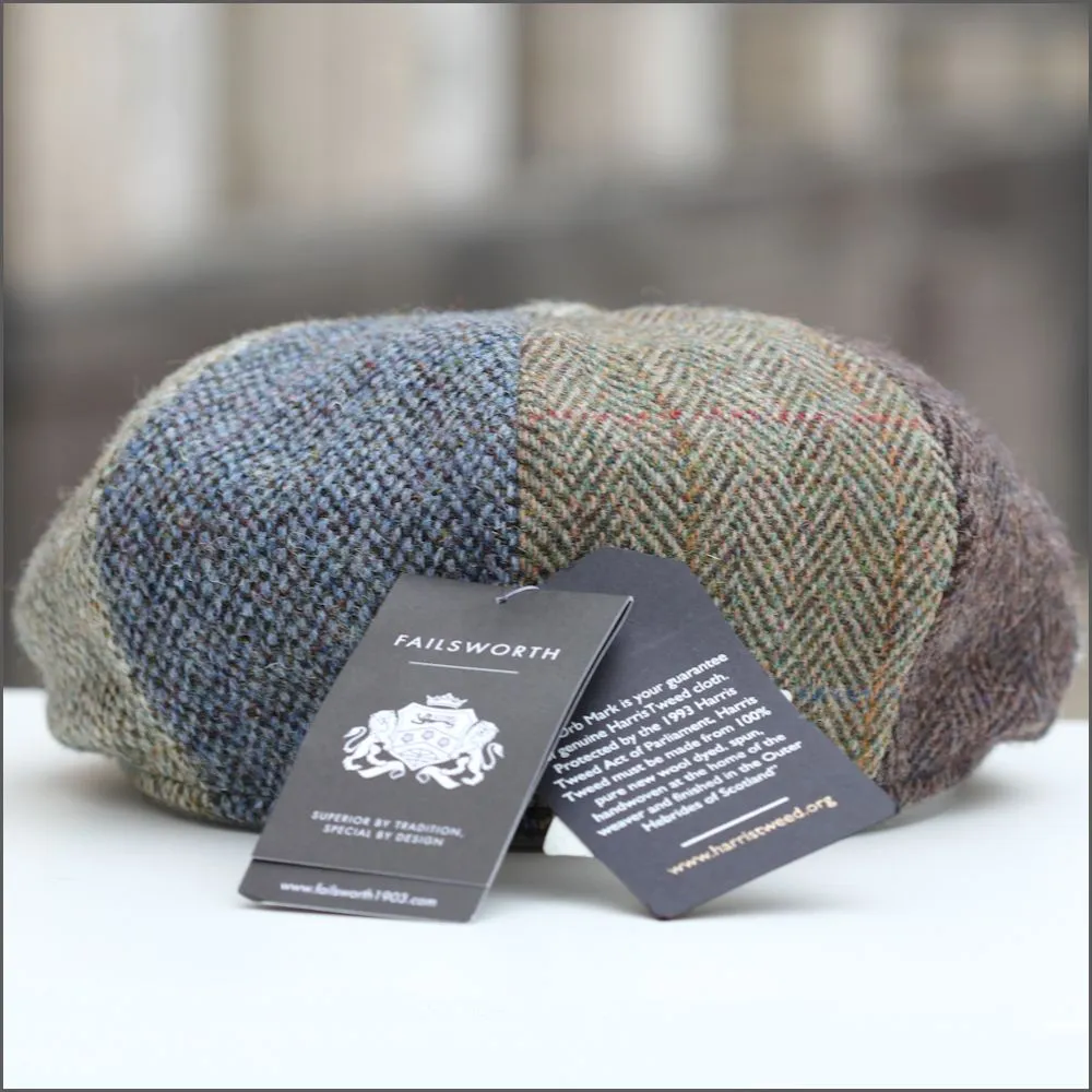 Harris Tweed Lewis Multi 8 Piece Cap+