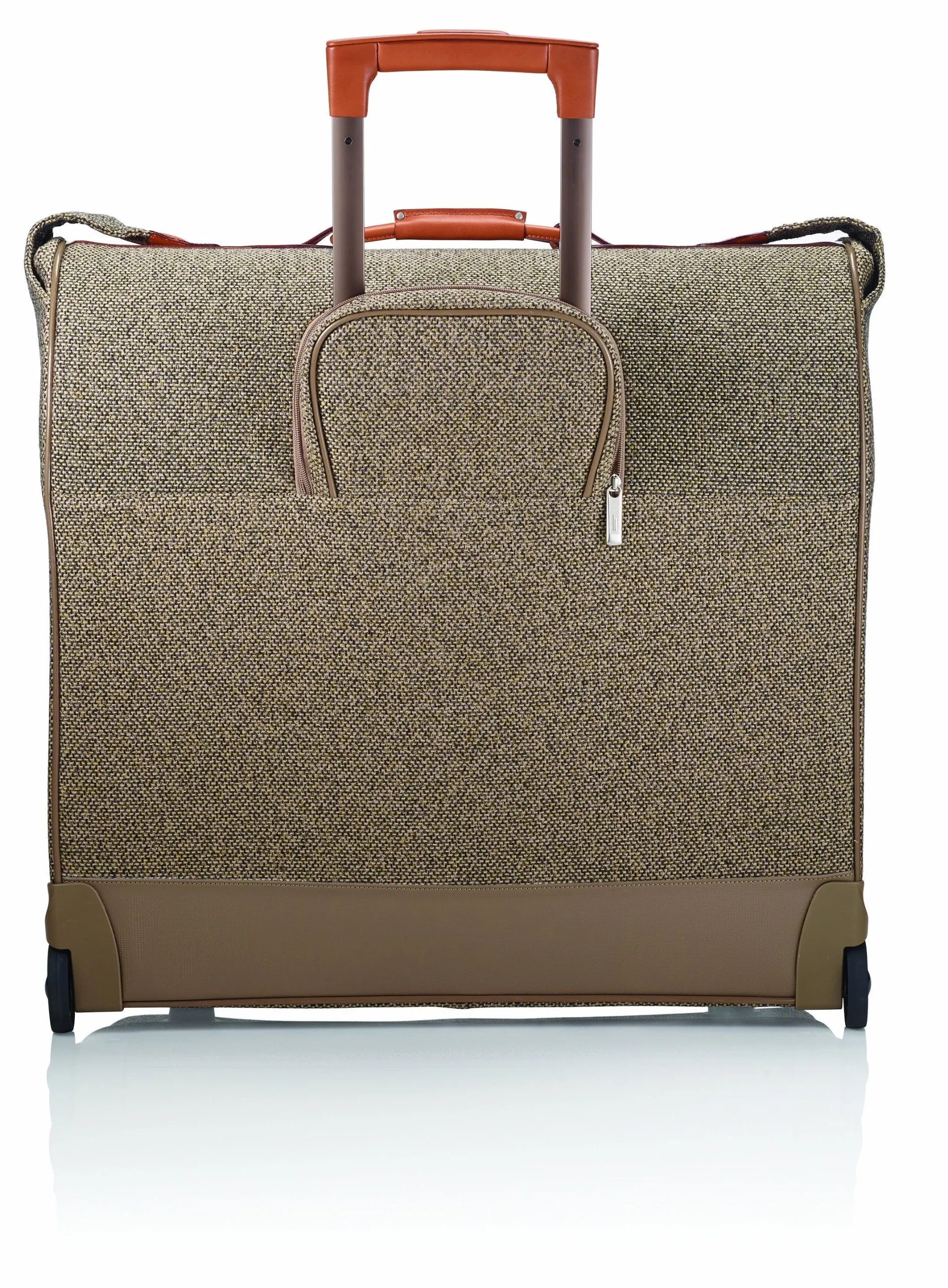 Hartmann Hartmann Luggage Tweed Belting Large Wheeled Garment Bag Walnut Tweed