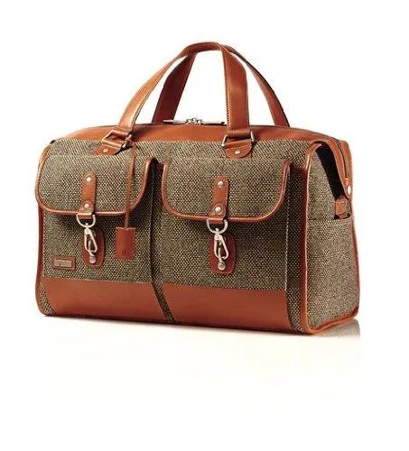 Hartmann Tweed Belting Legacy Duffle Walnut Tweed