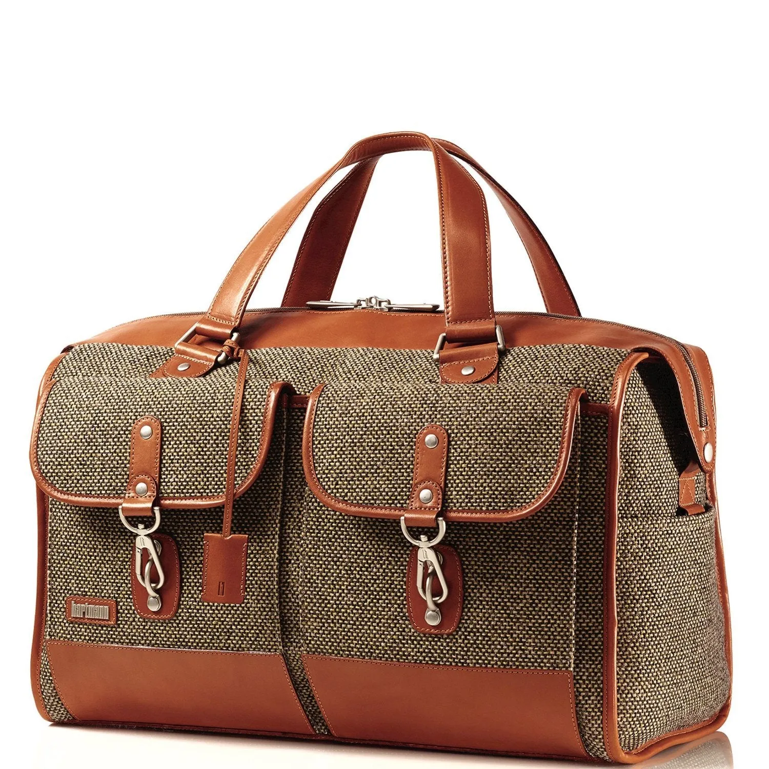 Hartmann Tweed Belting Legacy Duffle Walnut Tweed