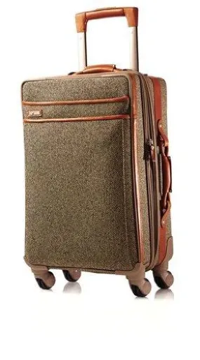 Hartmann Tweed Belting Mobile Traveler EXP Spinner 26 Walnut Tweed