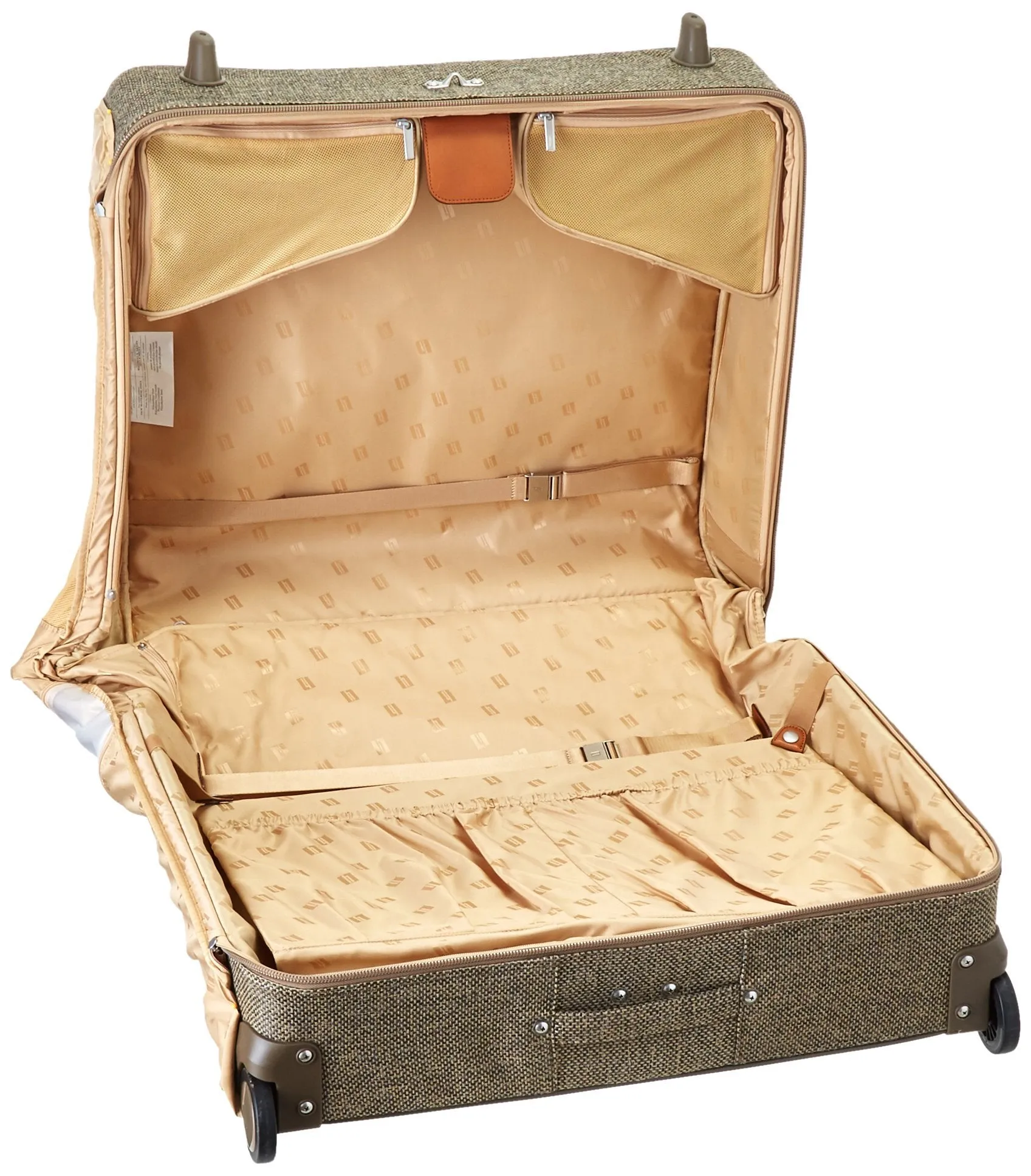 Hartmann Tweed Collection Large Wheeled Garment Bag Natural Tweed One Size