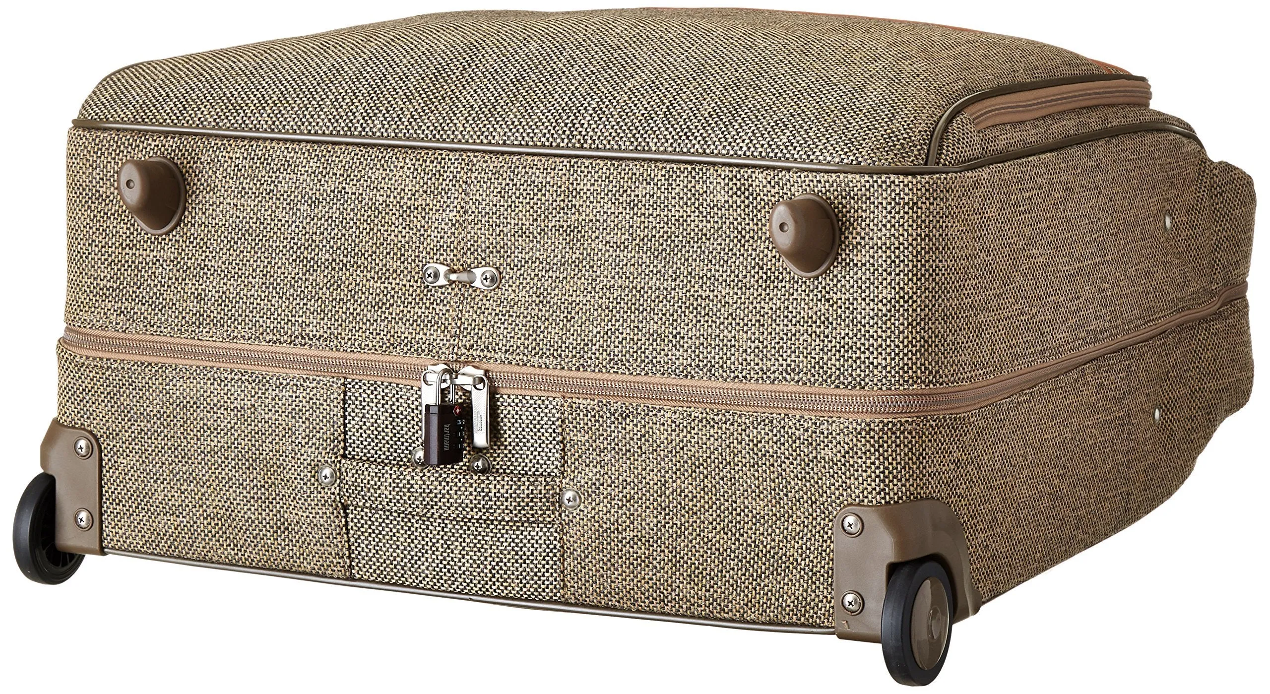 Hartmann Tweed Collection Large Wheeled Garment Bag Natural Tweed One Size