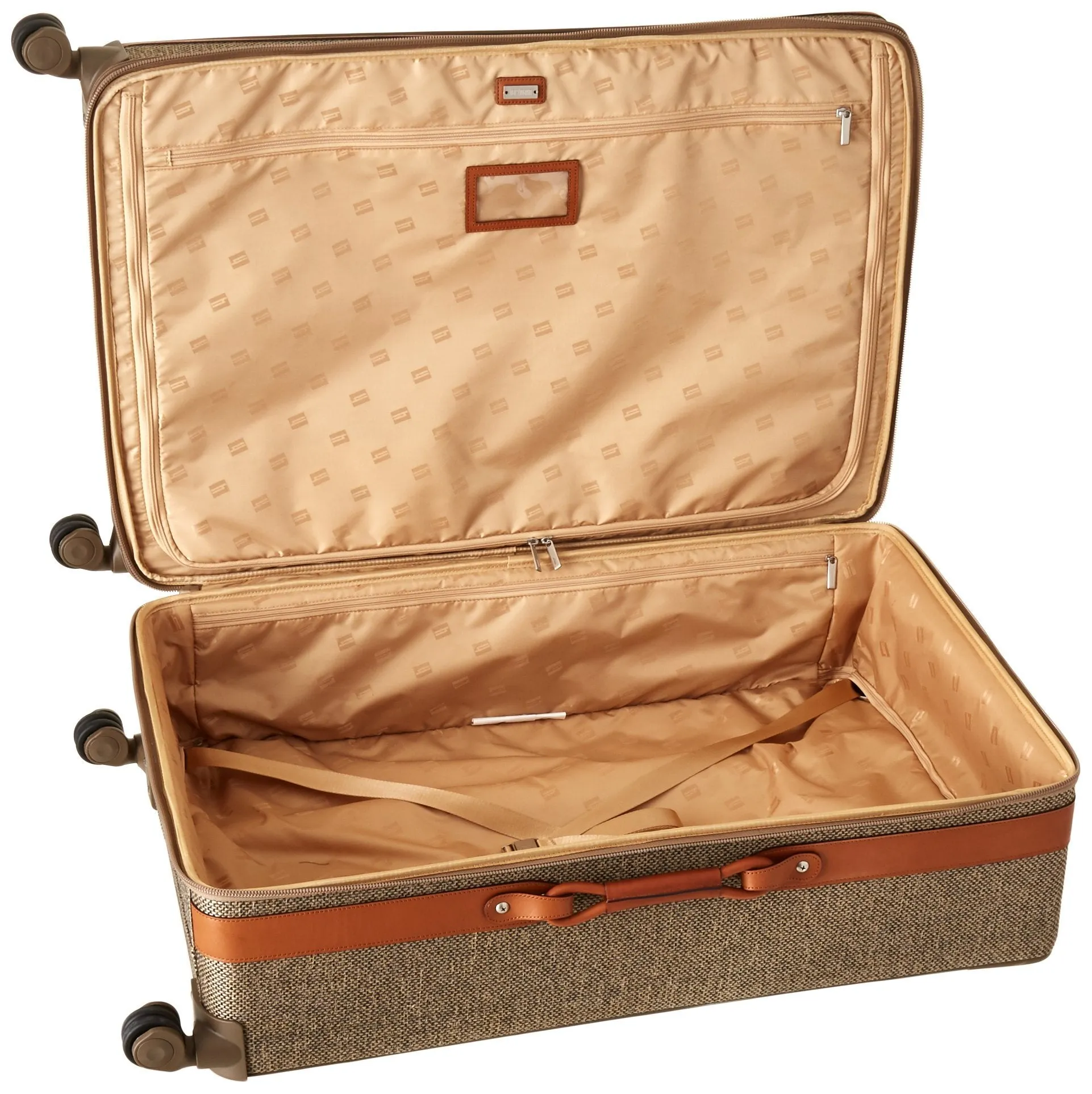 Hartmann Tweed Collection Long Journey Expandable Spinner Natural Tweed One Size