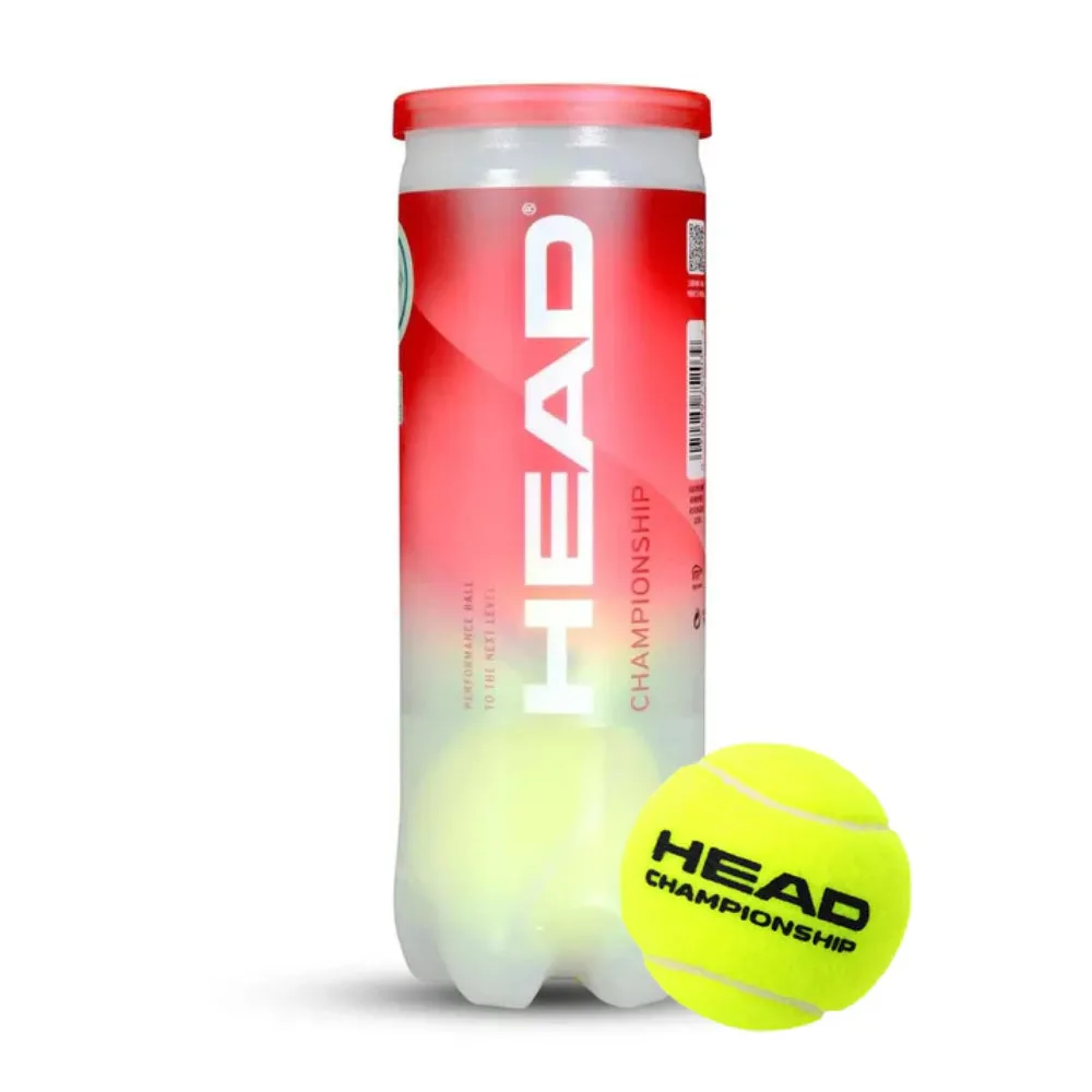 Head Championship Tennis Balls (Lime Yellow) (4 Cans)