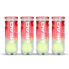 Head Championship Tennis Balls (Lime Yellow) (4 Cans)