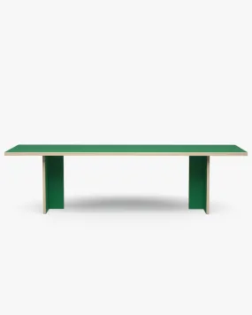 HK Living Dining Table Rectangular 280 Green