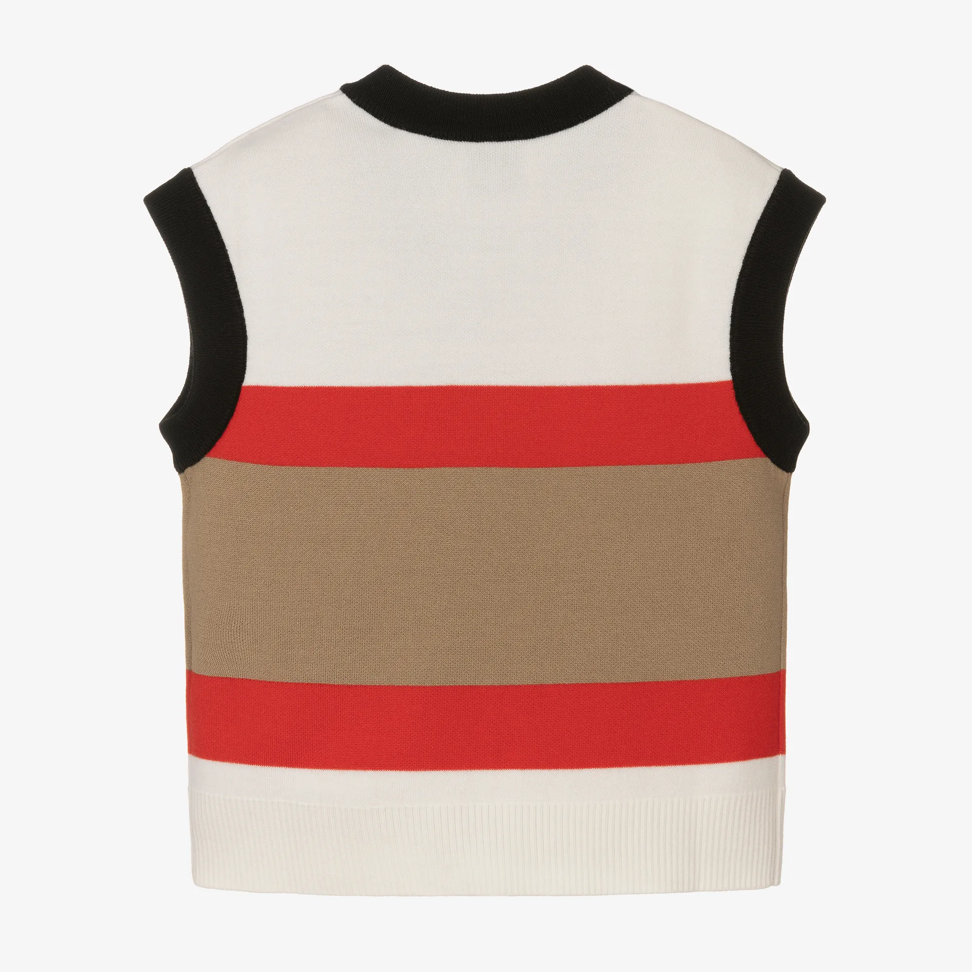 Icon Stripe Merino Wool Knit Vest