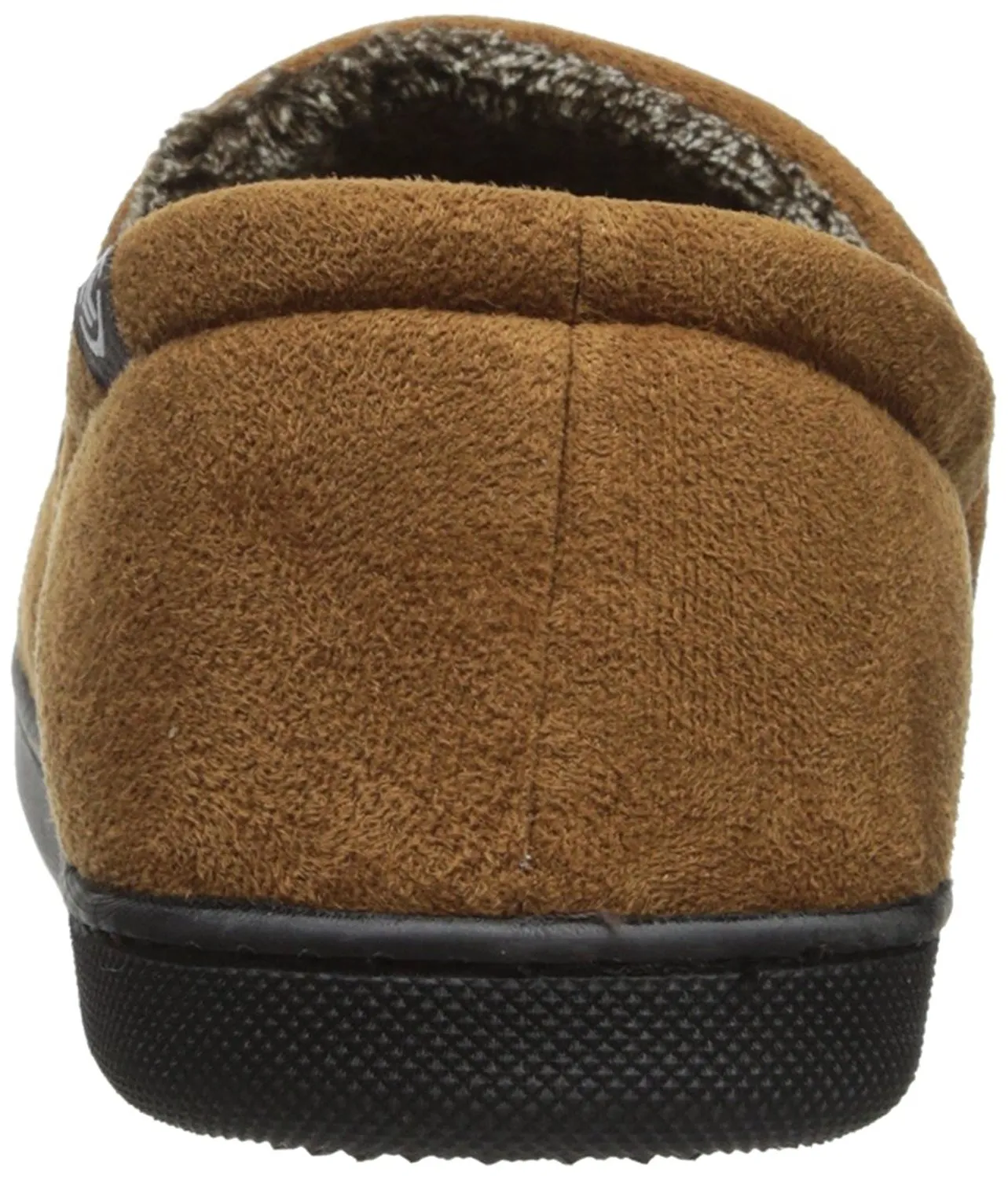 Isotoner Isotoner Men's Microsuede A-Line Slip-On Slipper with Plush Tweed Lining