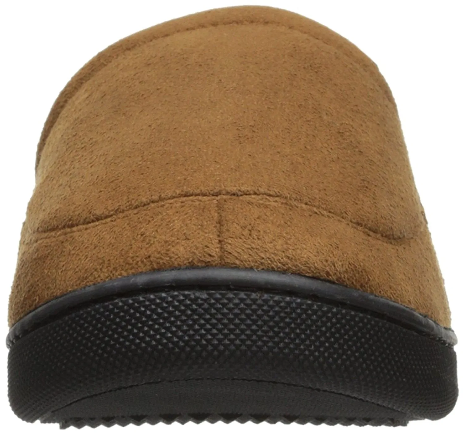 Isotoner Isotoner Men's Microsuede A-Line Slip-On Slipper with Plush Tweed Lining