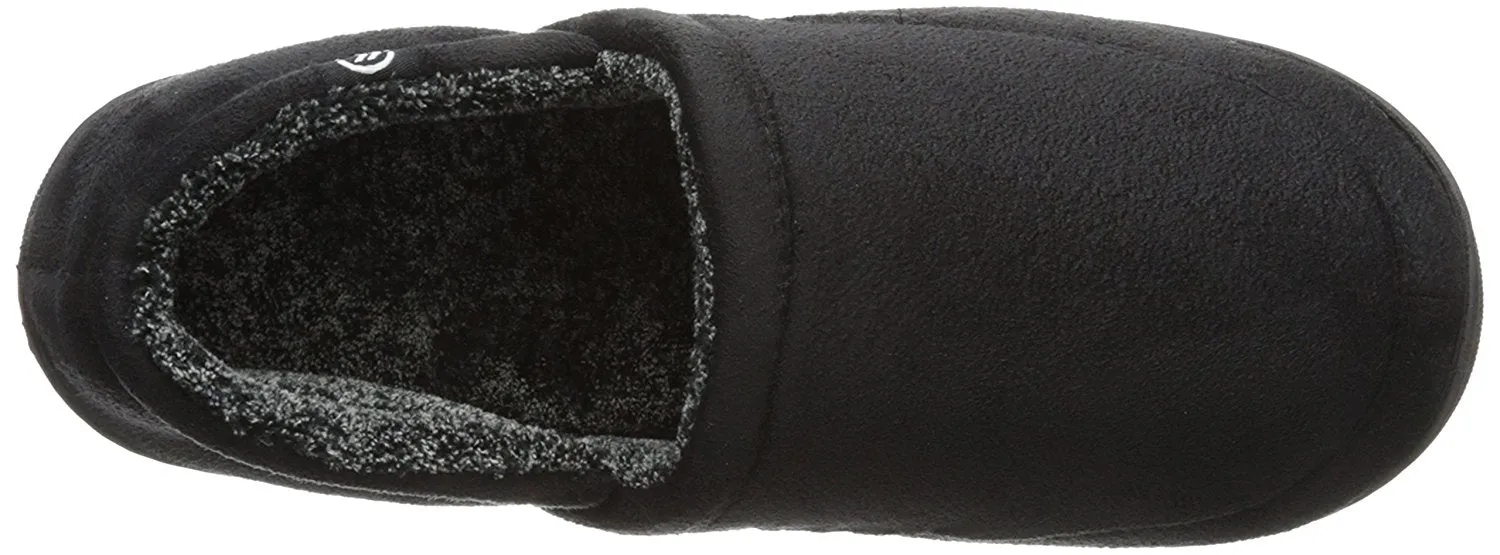 Isotoner Isotoner Men's Microsuede A-Line Slip-On Slipper with Plush Tweed Lining