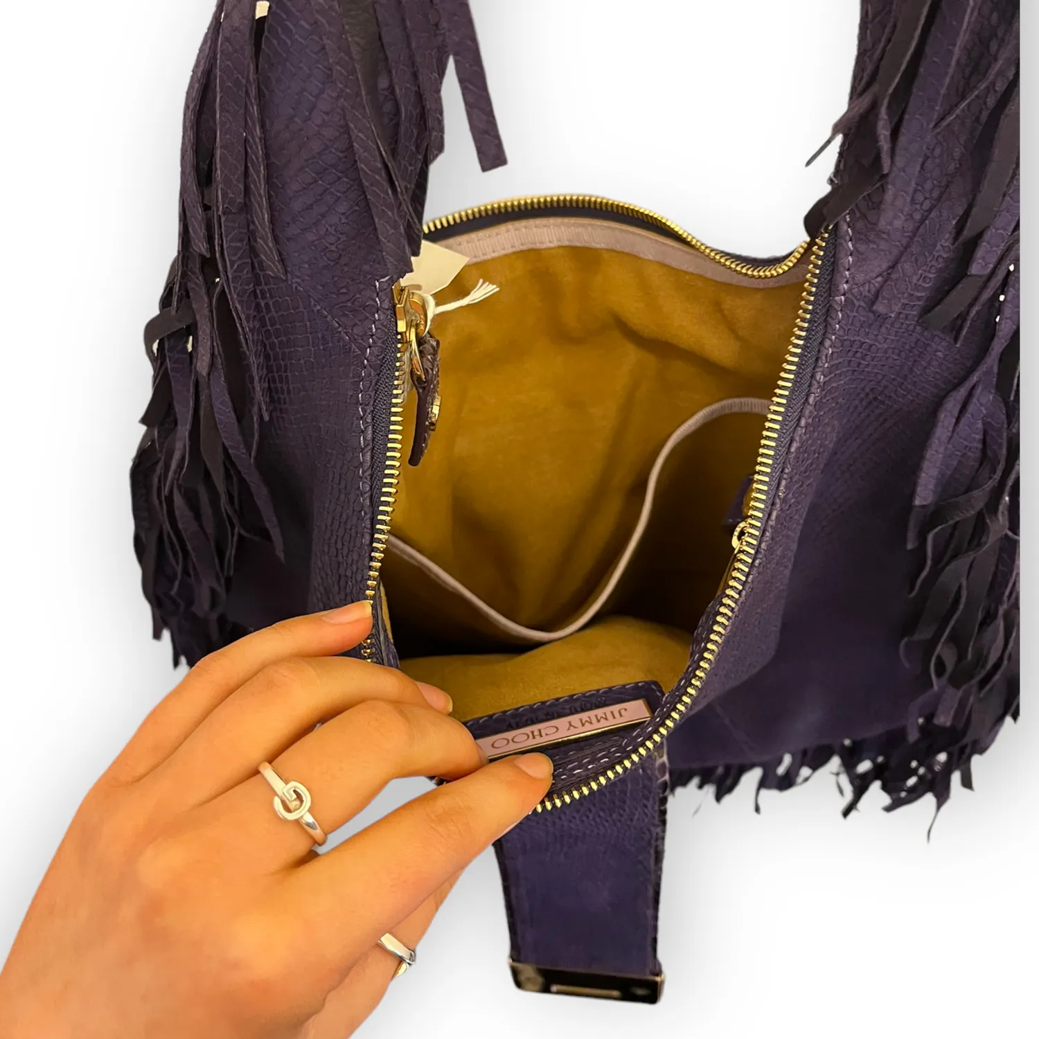 Jimmy Choo Purple Bag