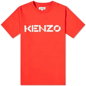 Kenzo Printed Logo TeeMedium Red