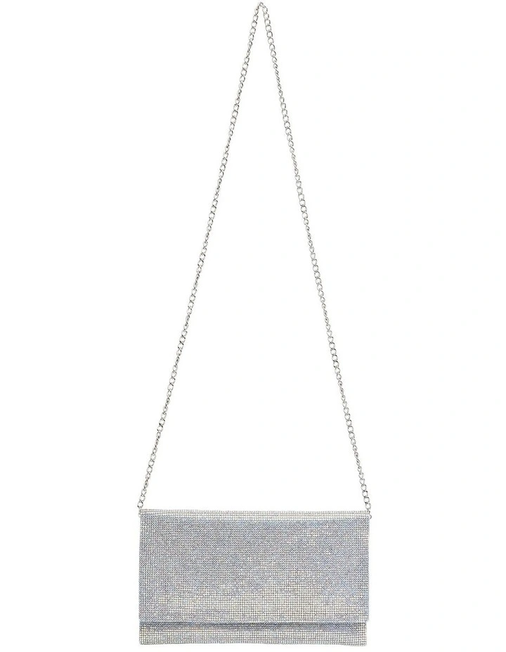 Kimora White Crystal Bag