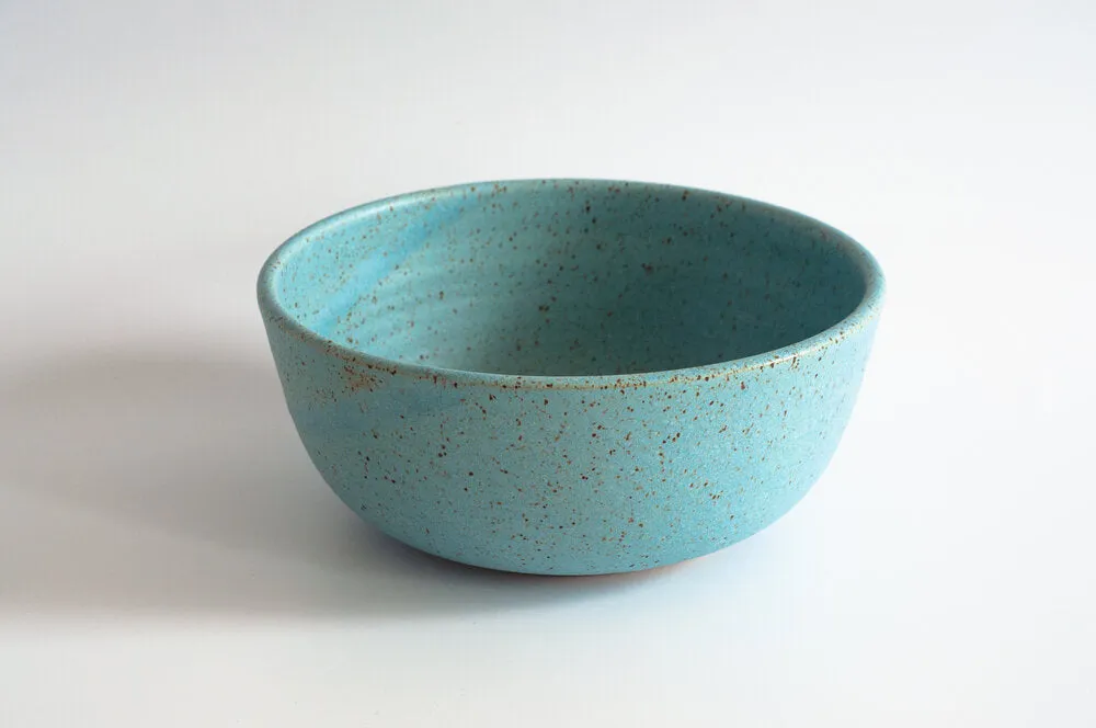 Large Mixing Bowl in Robin Egg's Blue