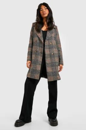 Large Scale Flannel Tailored Coat