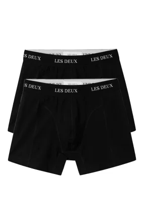 Les Deux 2-Pack Boxers Warren Black