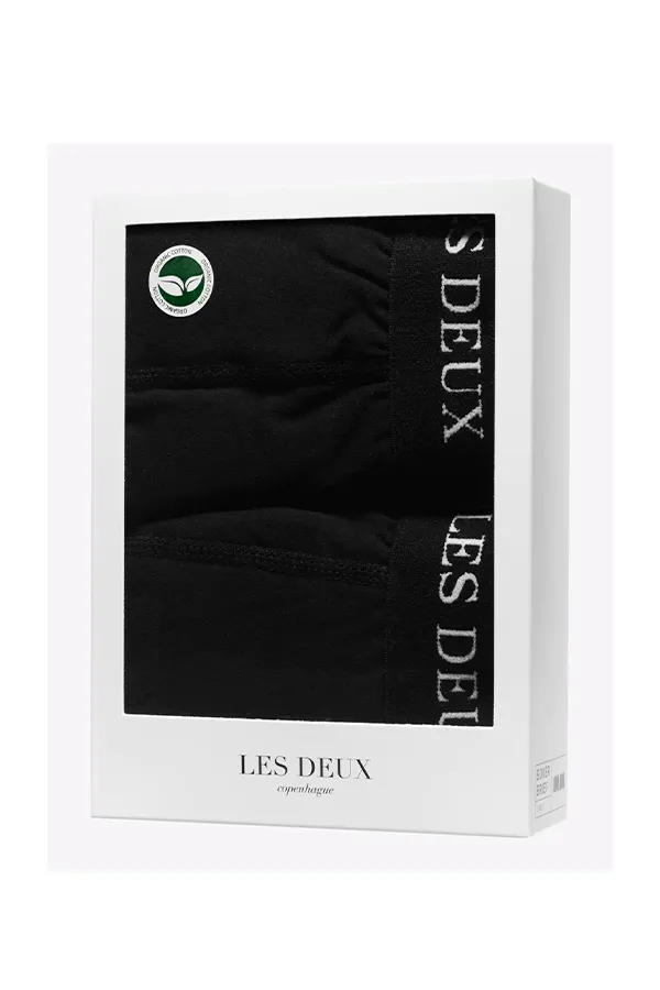 Les Deux 2-Pack Boxers Warren Black