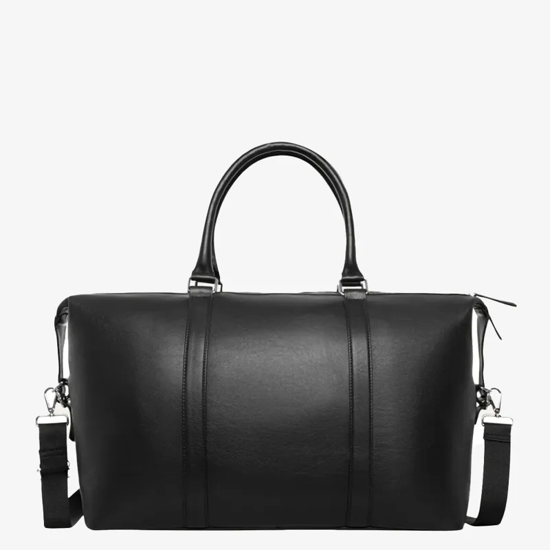 Les Deux Black Leather Weekend Bag