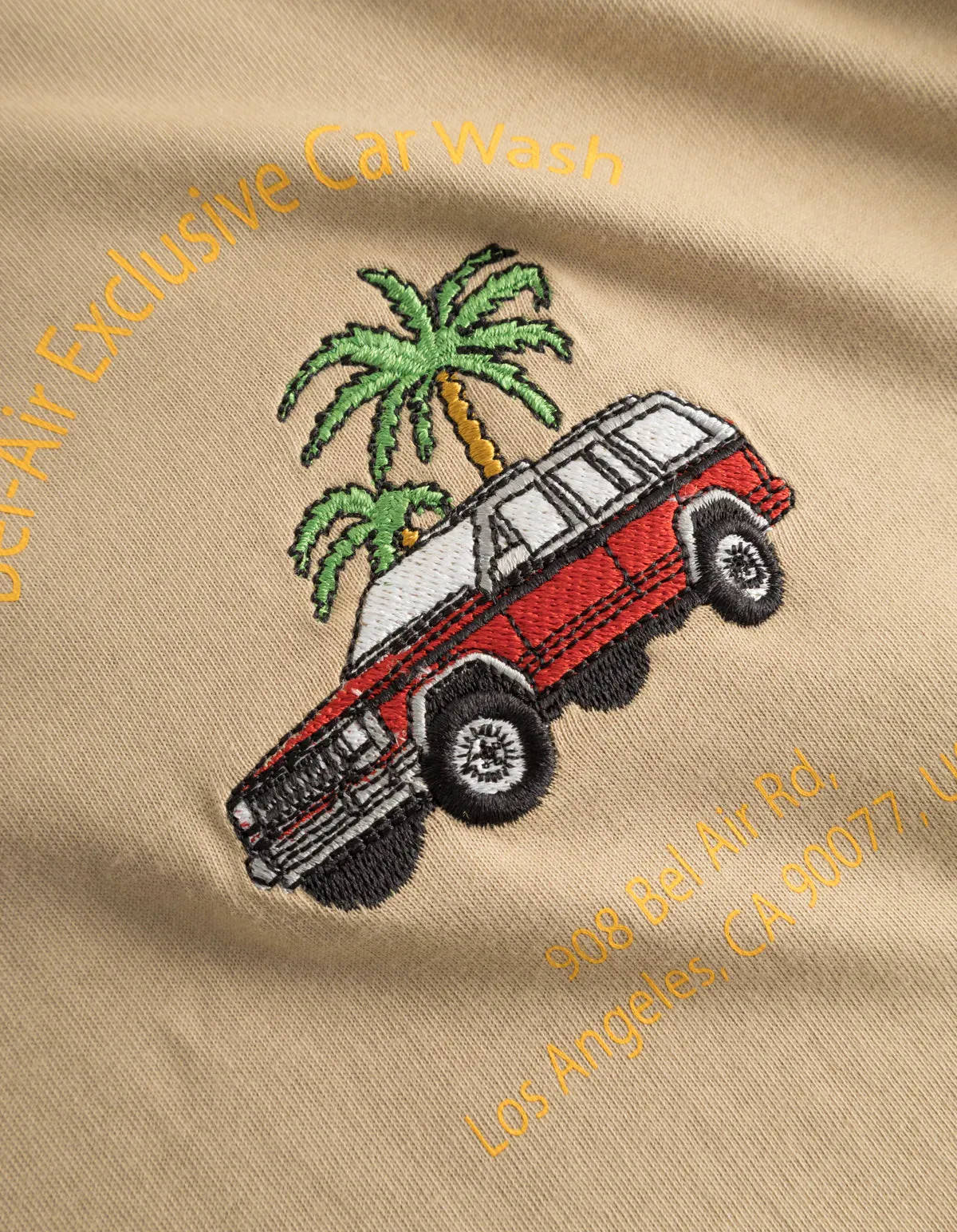 LES DEUX   Car Wash T-Shirt Warm Sand