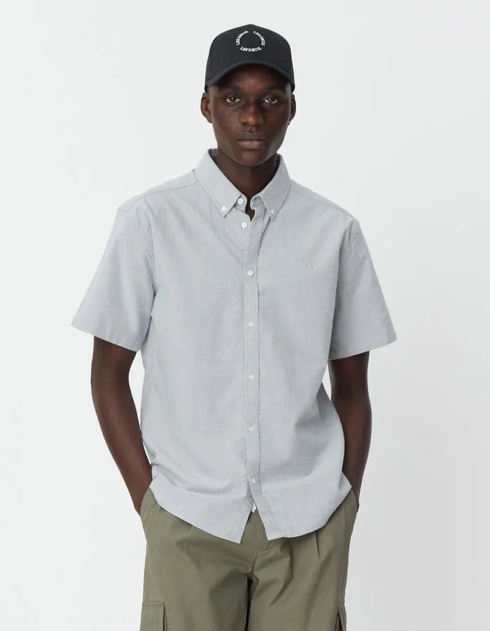 Les Deux Chris Oxford SS Shirt - Ice Blue