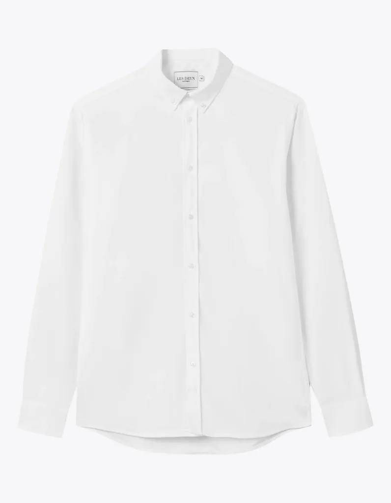 Les Deux Christoph Oxford Shirt - White