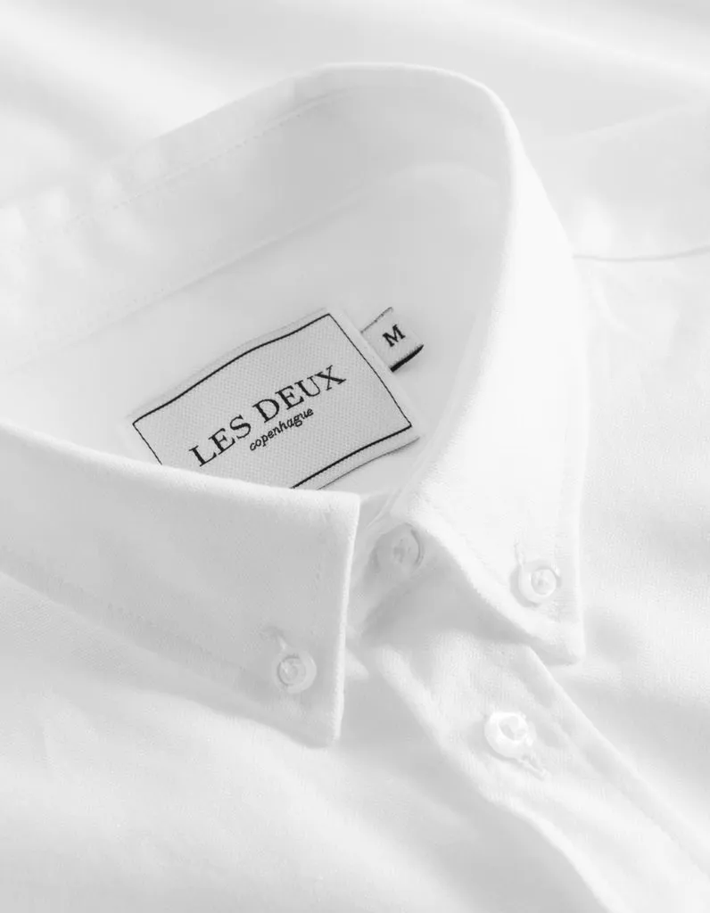 Les Deux Christoph Oxford Shirt - White