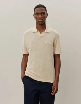 Les Deux Emmanuel Polo Knit - Light Desert Sand