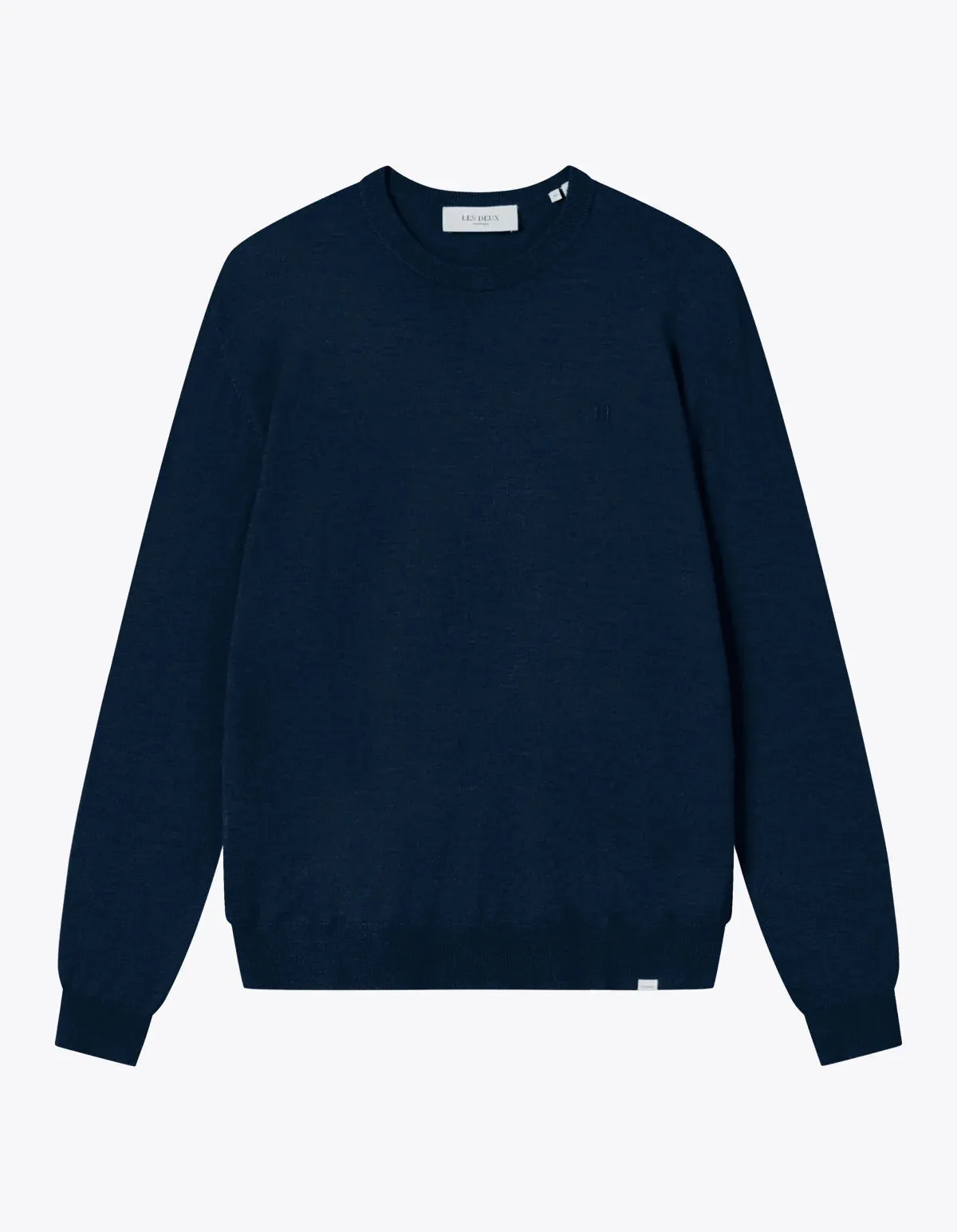 Les Deux Grayson Merino Knit Jumper - Dark Navy