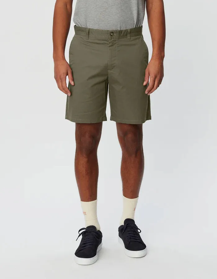 Les Deux Jared Twill Chino Short - Olive Night