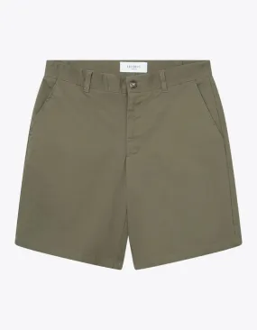 Les Deux Jared Twill Chino Short - Olive Night