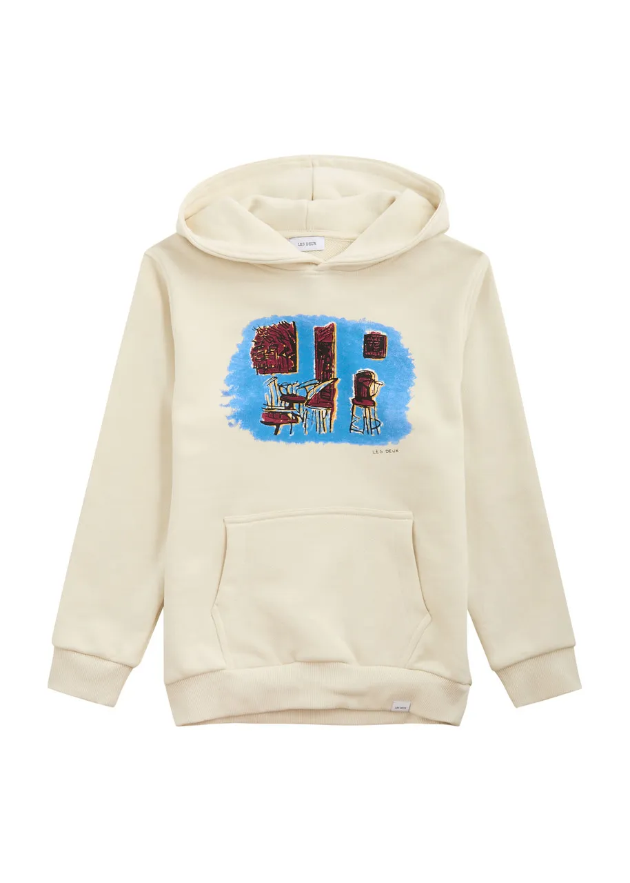 LES DEUX KIDS Berkeley hooded cotton sweatshirt  -                         -                     -                