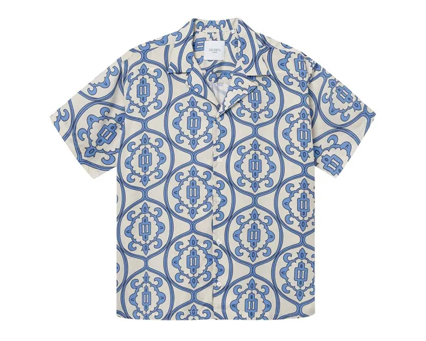 Les Deux Ornament AOP Tencel Shirt