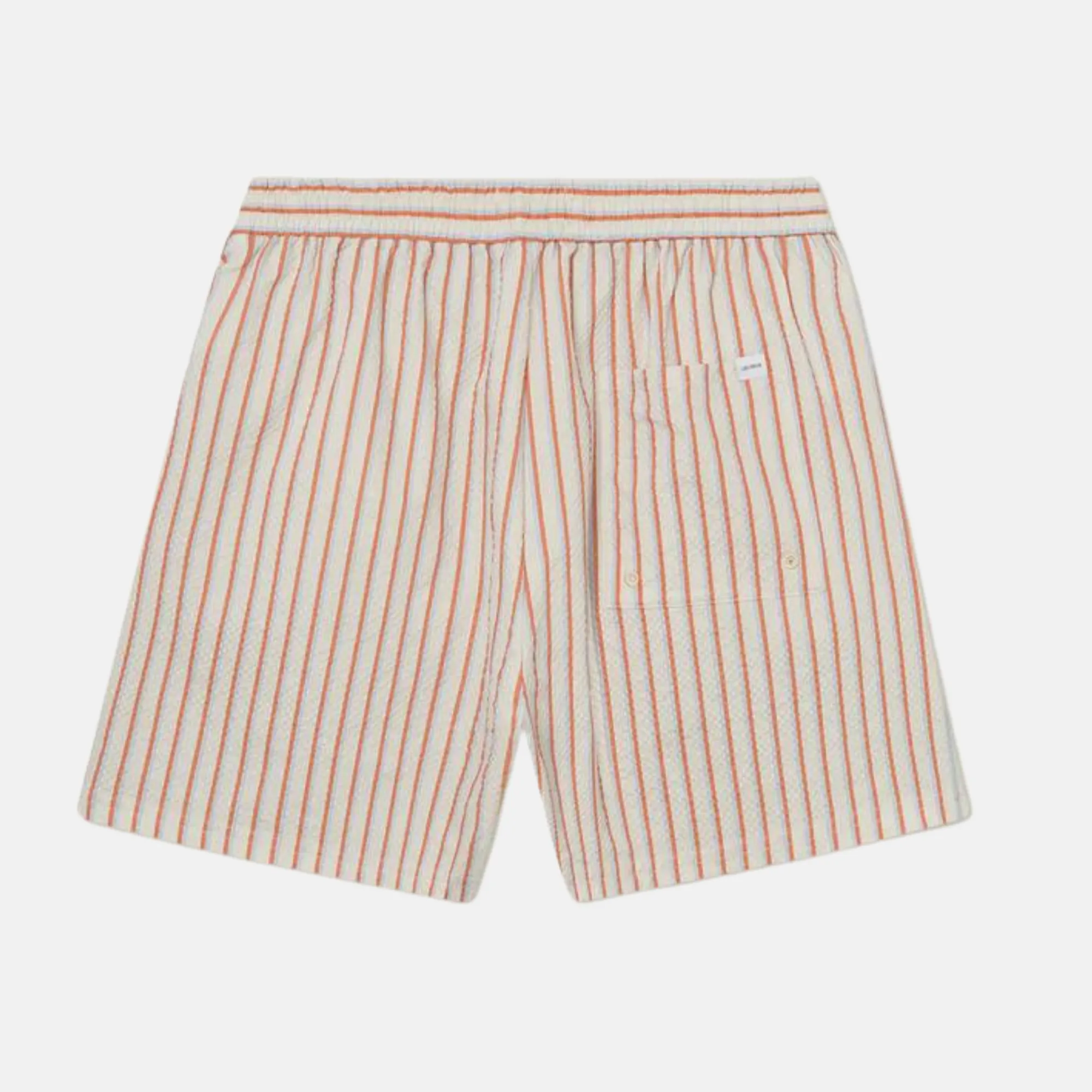 Les Deux Stan Stripe Seersucker Swim Shorts