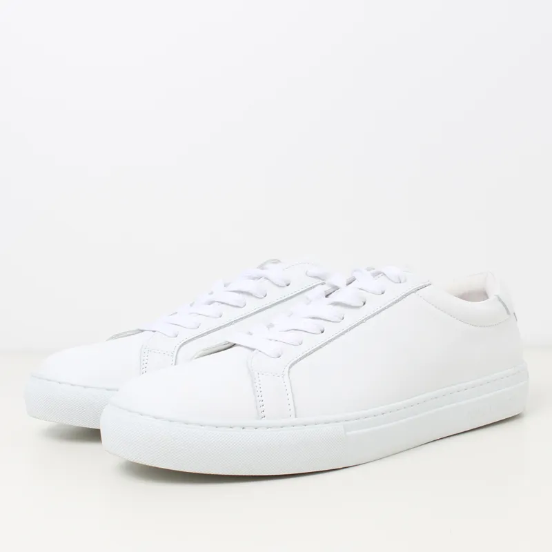 Les Deux White Theodor Leather Sneakers