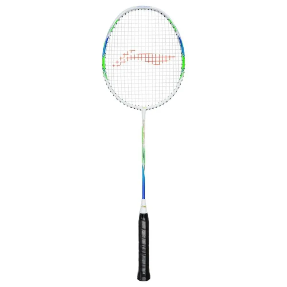 Li-Ning Force Superlite 3900 Unstrung Badminton Racquet (White/Blue)