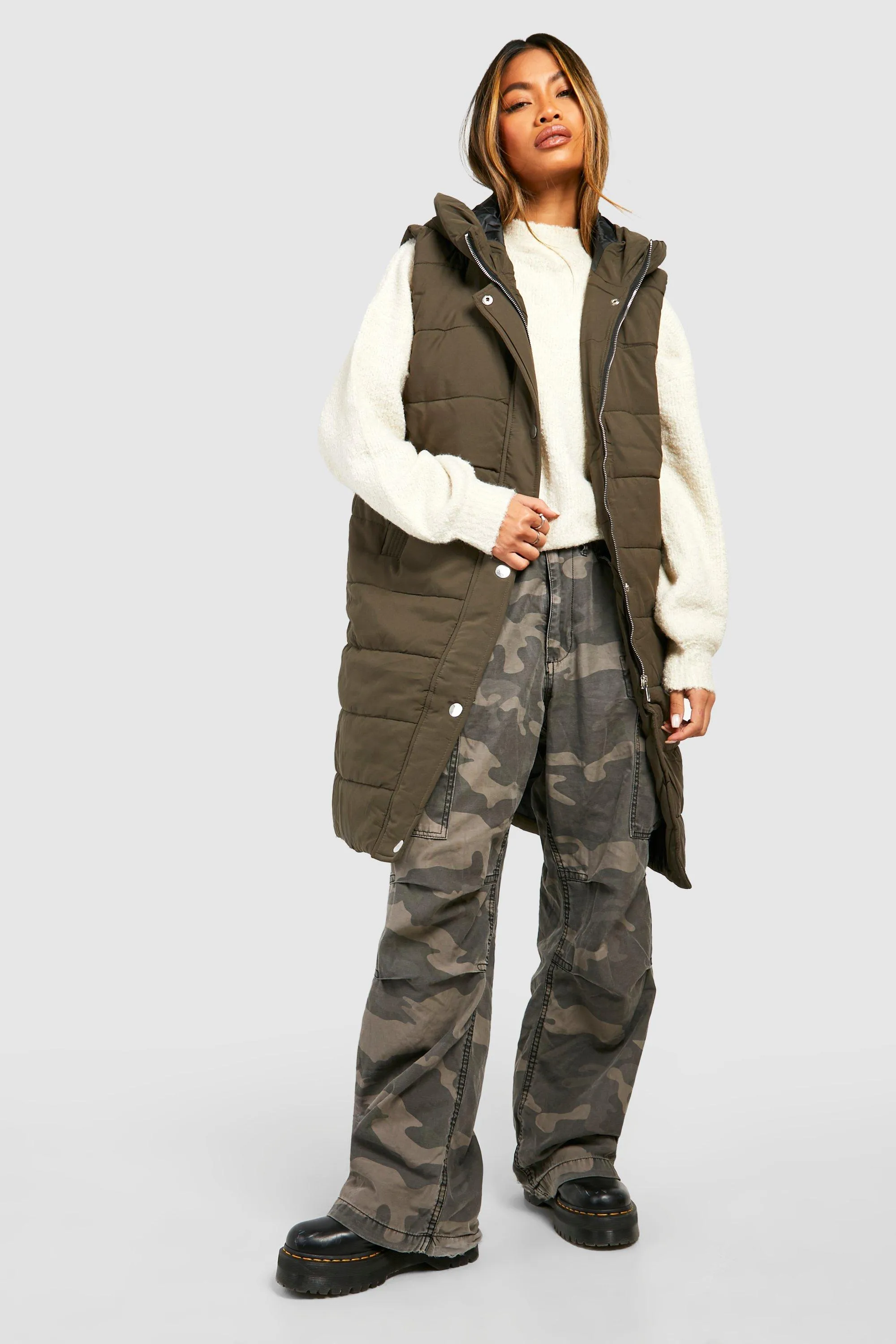 Longline Hooded Vest