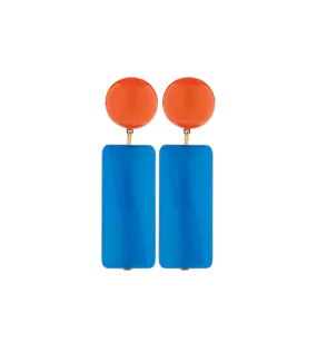 Lorena Taddei Orange/Blue Earring Set