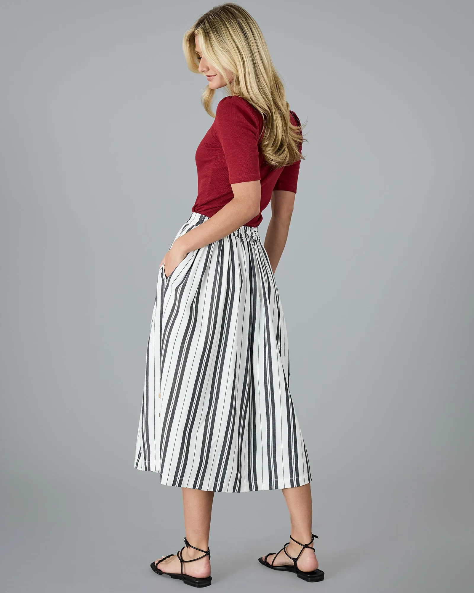 Lucy Stripe Skirt