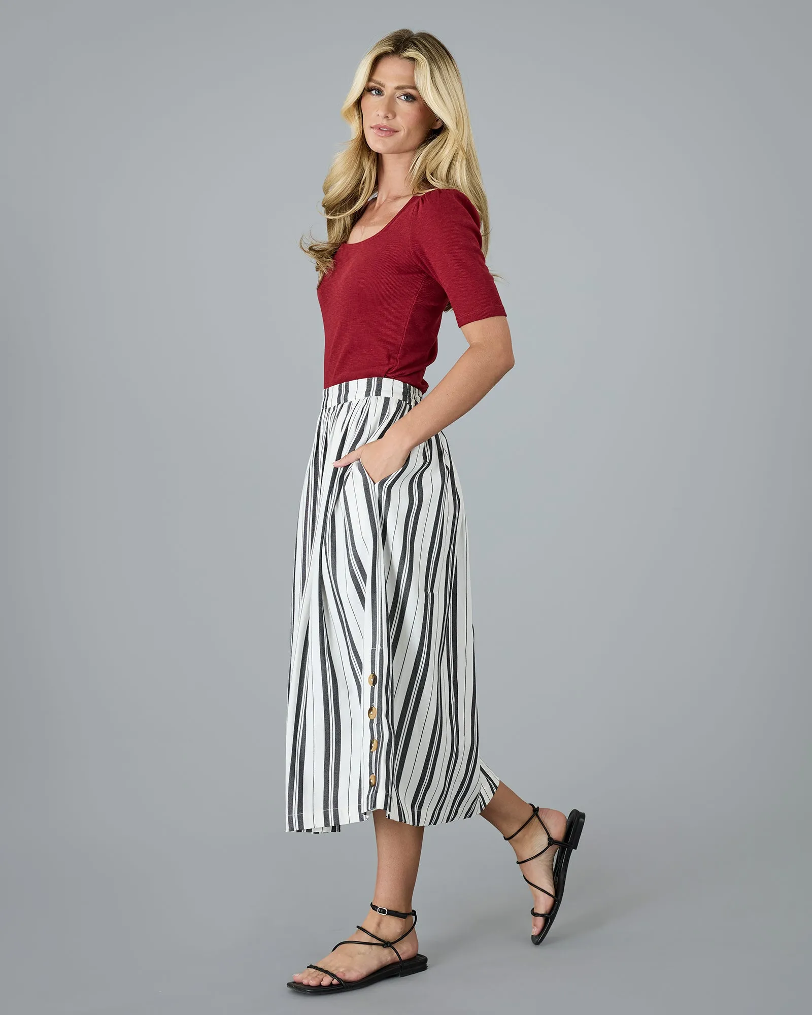 Lucy Stripe Skirt