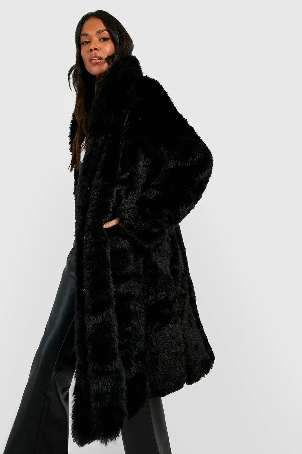 Luxe Faux Fur Maxi Coat